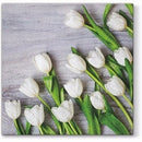 Disposable_White Napkin 33x33cm/13in 20pc - Tulips