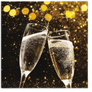 Disposable_Gold Napkin 33x33cm/13in 20pc - Sparks Of Celebration