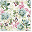 Disposable_Pink Napkin 33x33cm/13in 20pc - Powder Garden