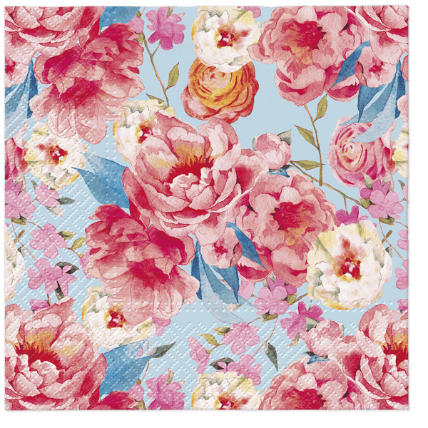Disposable_Pink Napkin 33x33cm/13in 20pc - Rose Gloriette