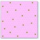Disposable_Pink & Gold Napkin 33x33cm/13in 20pc - Inspiration Dots