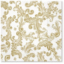 Disposable_Gold Napkin 33x33cm/13in 20pc - Source Of Fame