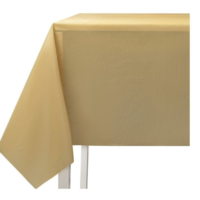 Disposable 1 Gold Tablecloth 138x274cm 