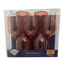 Disposable 5 Pink & Gold Reusable Wine Cups - Line 