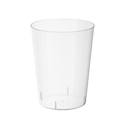 Disposable 1 Transparent Reusable Plastic Serving Bowl 2.5 L - Popcorn 