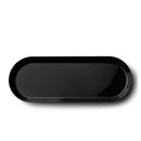 Disposable 1 Black Reusable Plastic Serving Tray 44cm - Classic 