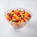 Transparent & Gold Reusable Plastic Serving Bowl 1.7 ml - Edge