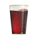 Disposable 20 Gold Glitter Reusable Tumblers 