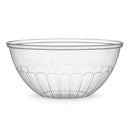 Disposable 1 Silver Glitter Reusable Plastic Serving Bowl - Round 