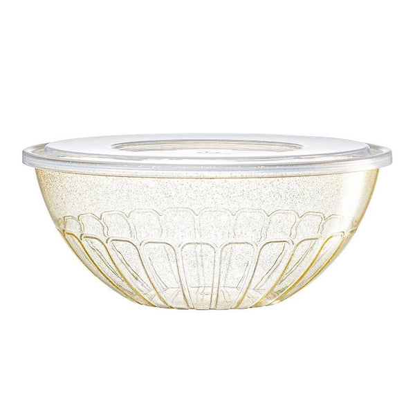 Disposable 1 Gold Reusable Serving Bowl 2.5L - Rounded 