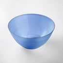 Blue & Gold Reusable Plastic Serving Bowl 1.7 ml - Edge