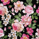 Disposable 20 Pink Napkin 33x33cm - Roses Glory 