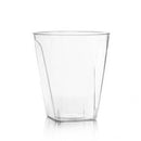 Disposable 20 Transparent Square Reusable Tumblers 200ml - Square 
