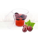 Disposable 10 Transparent Reusable Plastic Mini Dessert Cups With Lid 