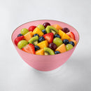 Pink & Gold Reusable Plastic Serving Bowl 1.7 ml - Edge