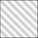 Disposable 20 Silver Napkin 33x33cm/13inch 