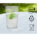 Disposable 20 Silver Glitter Reusable Tumblers 