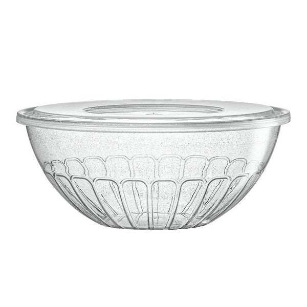 Disposable 1 Silver Reusable Serving Bowl 2.5L - Rounded 