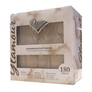 Disposable 180 Transparent Reusable Plastic Combo Cutlery - Glamour 