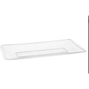 Disposable 1 Transparent Square Reusable Plastic Serving Tray 35x35cm - Square 