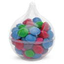 Disposable 10 Transparent Reusable Plastic Mini Cone Containers 