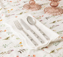 20 Silver Reusable Plastic Knives 20cm - Diamond