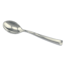 Disposable 20 Silver Reusable Plastic Tea Spoons - Polished 