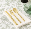20 Gold Reusable Plastic Knives 20cm - Diamond