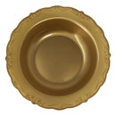 Disposable 10 Gold Reusable Plastic Soup Bowl 400ml - Casual 