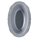 Disposable 10 Silver Oval Reusable Plastic Dessert Bowl 150ml - Casual 