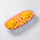 Pink & Gold Reusable Plastic Serving Bowl 43 cm - Edge