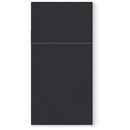 Disposable 50 Black Pocket Napkin 40x40cm 1/8 folding - Airlaid Unicolor 